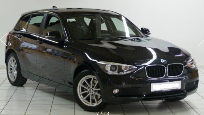 Left hand drive BMW 1 SERIES 116 d